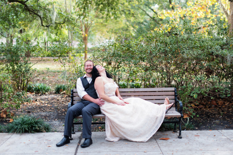 Of her fall nuptials, MaryBeth Eustice said \"We just wanted it to be about us.\"