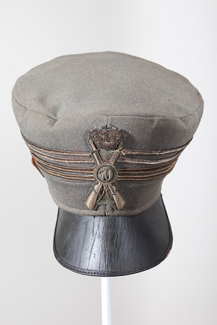 Dr. Seuss also had this military-style cap in his collection.