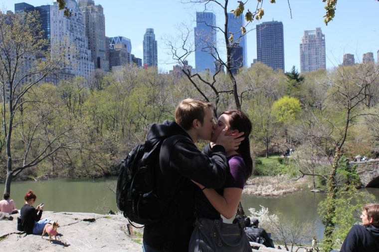 Love is in the air in NYC