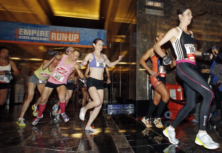 Runners dash to top of Empire State Building