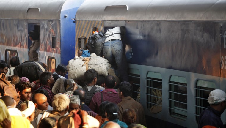 Dangerous overcrowding persists a day after deadly stampede in India