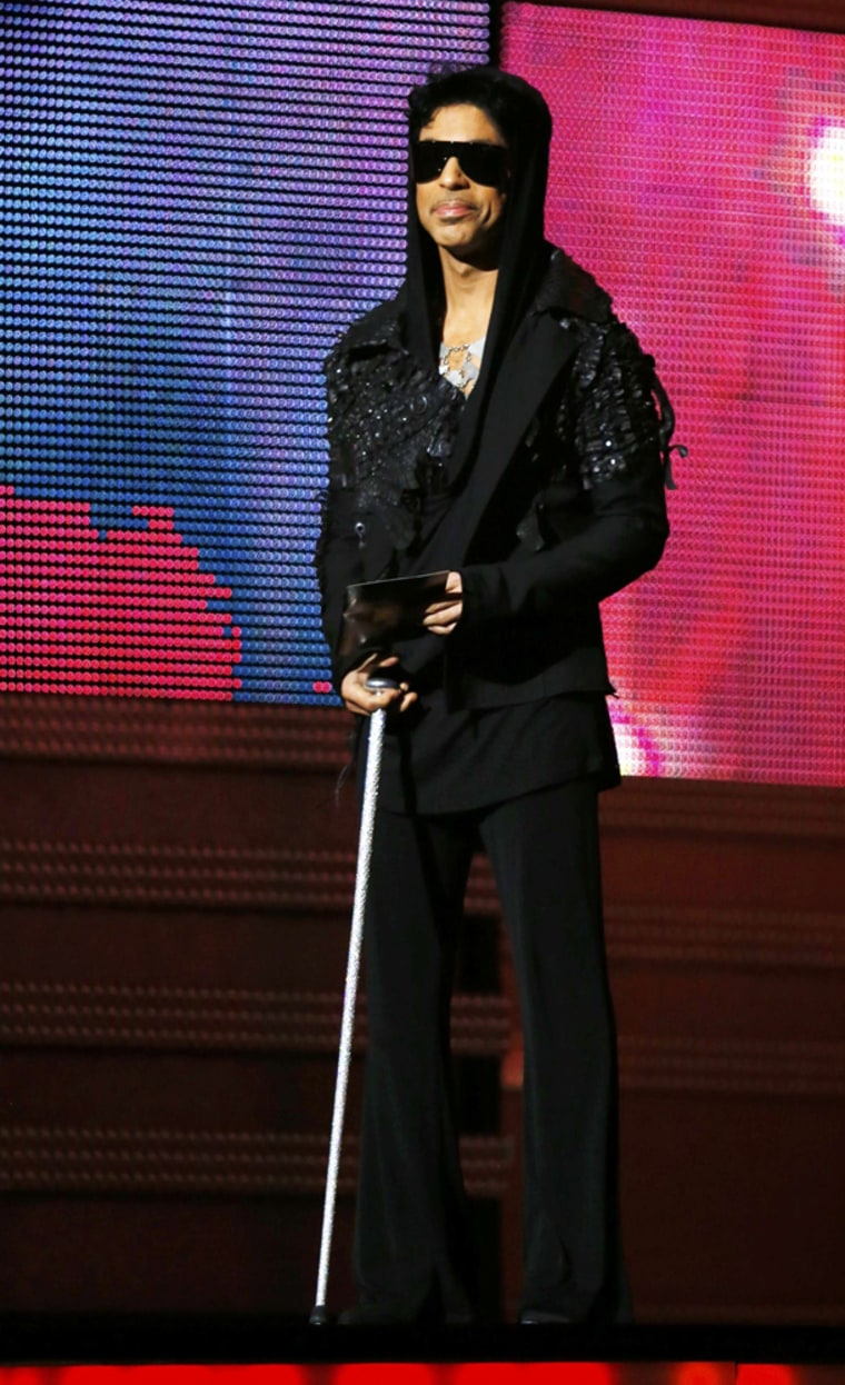 Prince's cane was stylish, but also practical.