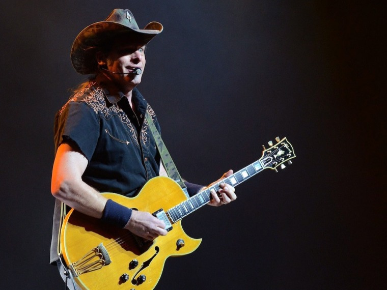 Ted Nugent performs at Ruth Eckerd Hall on August 6, 2012 in Tampa, Fla.