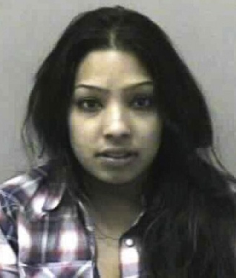 This image provided by the West Virginia Regional Jail & Correctional Facility Authority shows the booking photo of Salwa Amin.