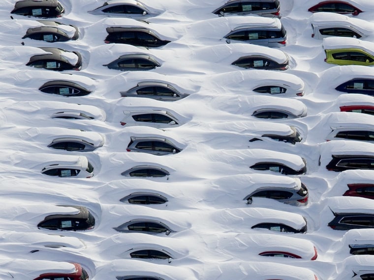 A dangerous winter storm churned Friday into the Northeast as forecasters warned of a whiteout.