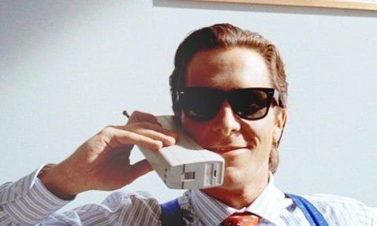 Will old-school mobile phones come back, as shown here by Christian Bale in