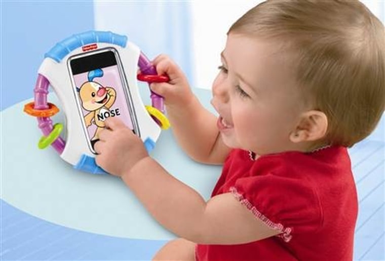 The $14.99 Baby iCan Play iPhone case, from Fisher-Price, might even be a good choice for accident-prone adults.