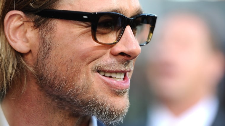 Brad Pitt and his hotly-debated facial hair.