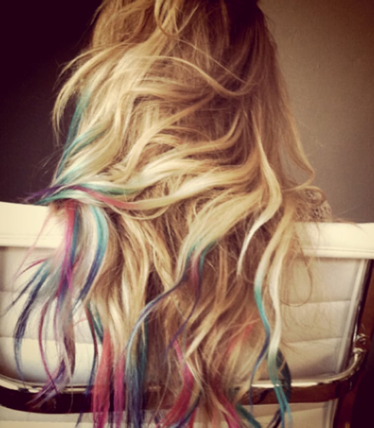 Trendsetter? Lauren Conrad recentlu debuted her new colorful locks,