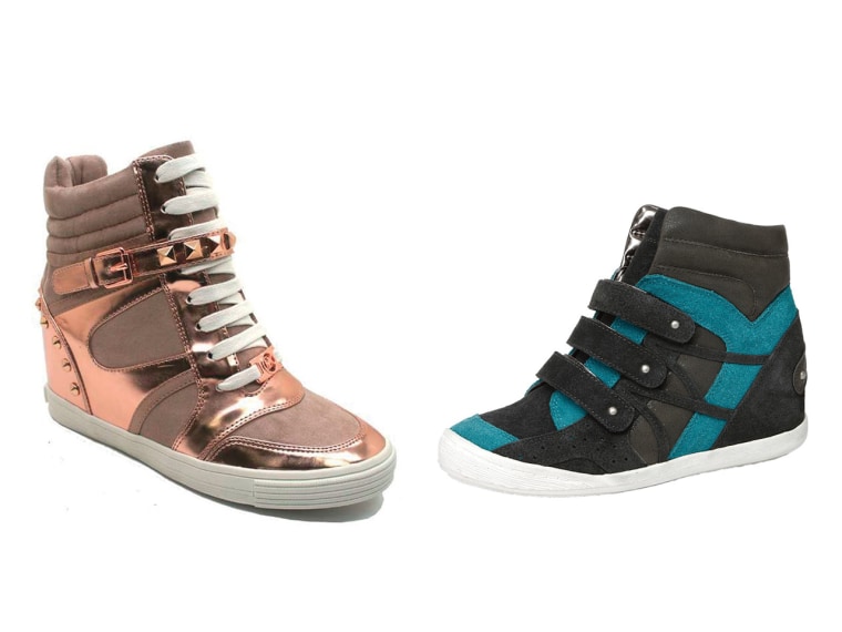 High-heel sneakers wedge their way onto kids feet – but should they?