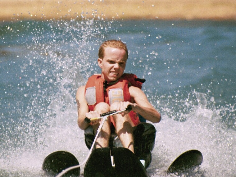 Disabled Sports USA helped Phillip Bennett to waterski while he still had enough upper-body strength to do it.