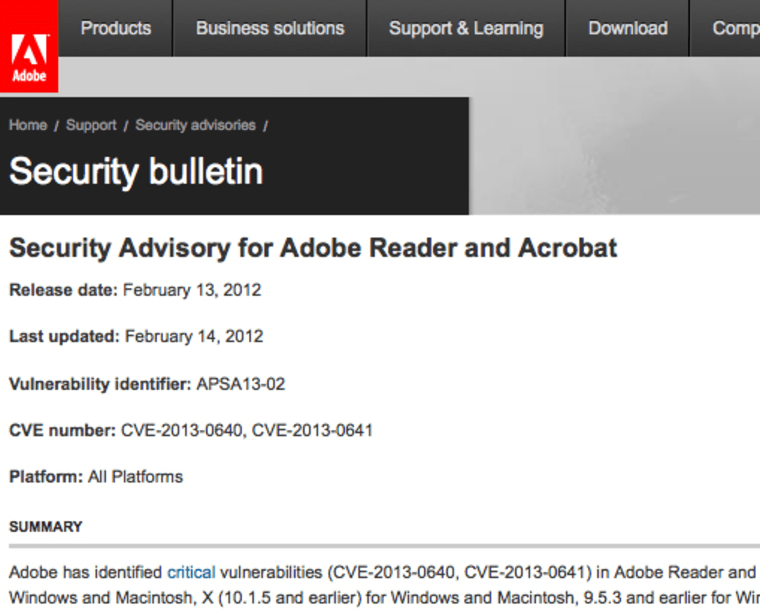 Sinister Adobe Acrobat, Reader malware threatens  browsers