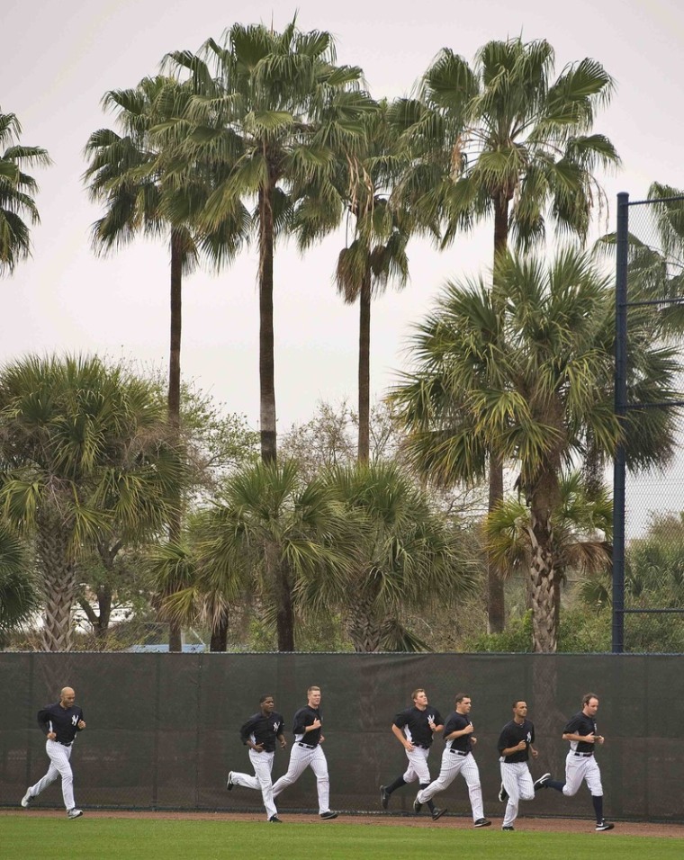 Photos: Yankees workout at Spring Training in Tampa