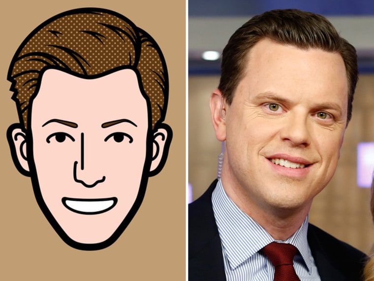 What do you think of Willie Geist's cartoon twin?