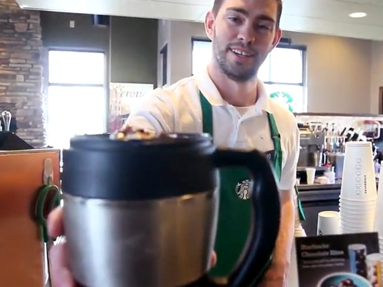Starbucks employees in Enumclaw, Wash., were eager to prepare a potentially record-setting drink, Beau Chevassus said.
