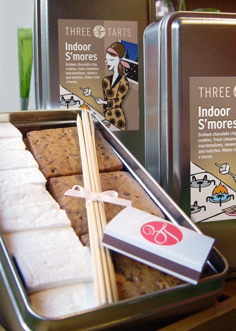 Bring your campfire indoors with these s'mores.