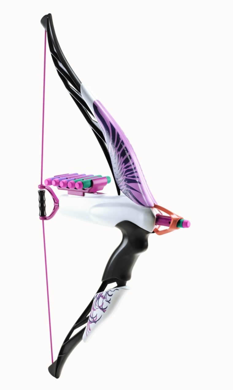 The Heartbreaker bow, part of the new Nerf Rebelle line, will hit store shelves this fall.