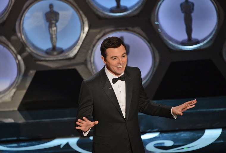 Host Seth MacFarlane pushed the envelope on Oscar humor, and not everyone laughed.