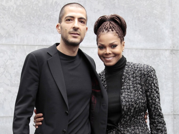 Janet Jackson and her husband Wissam Al Mana pose in Milan on Feb. 25, 2013.