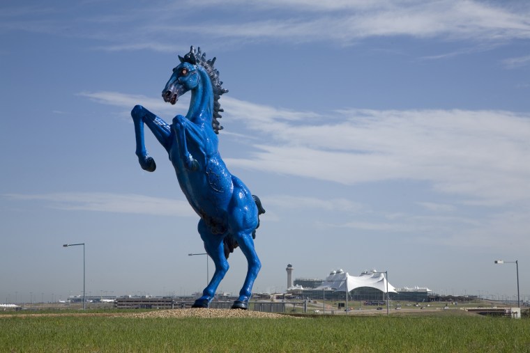 Mustang sculpture