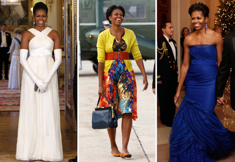 Michelle Obama dazzled in 2011, in everything from elegant gowns to casual ensembles.