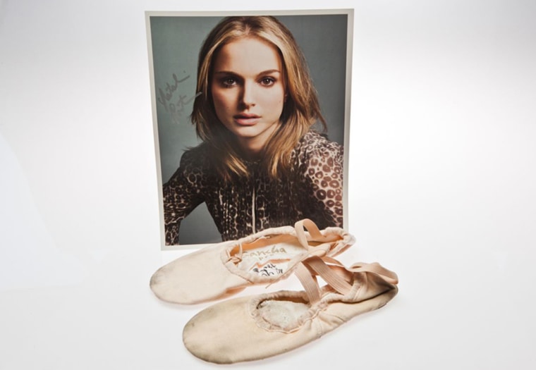 Natalie Portman's Sansha Pro ballet shoes also come with an autographed portrait.