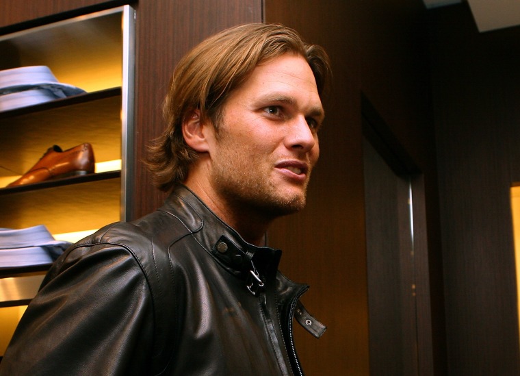 Quarterback Tom Brady's man-bob gained him a lot of attention. He's recently shorn it off -- perhaps his supermodel wife didn't want to compete in the locks department.