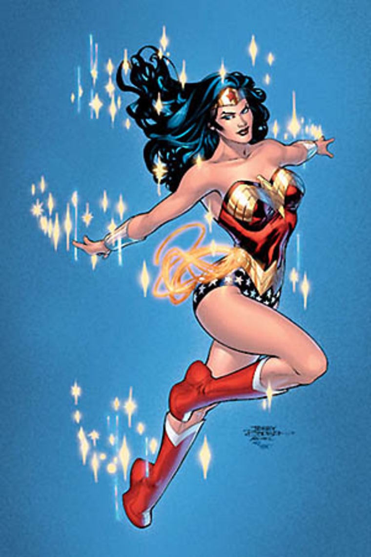 Wonder Woman sans pants.