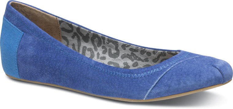 Toms blue suede on sale shoes