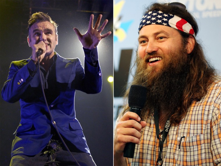Morrissey  and \"Duck Dynasty's\" Willie Robertson.