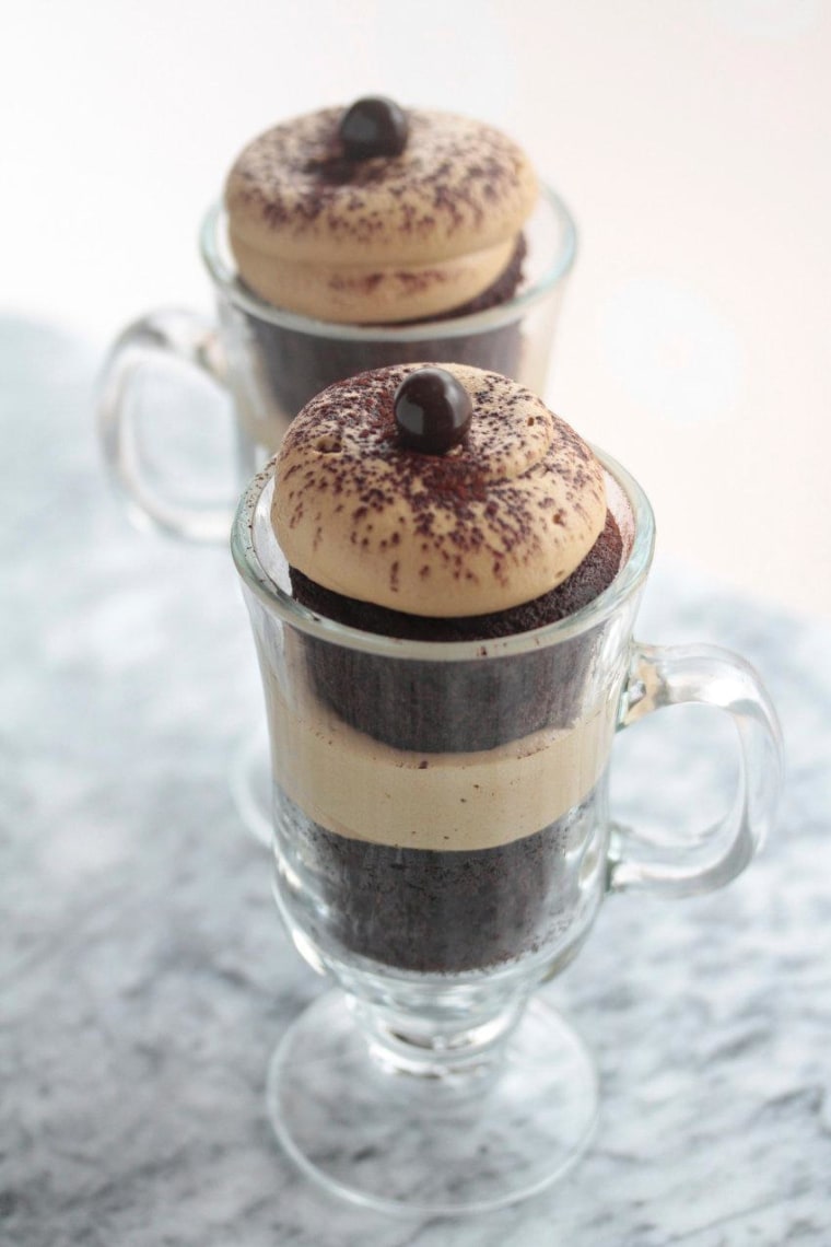 Enjoy a double layered cupcake for a fancier dessert.