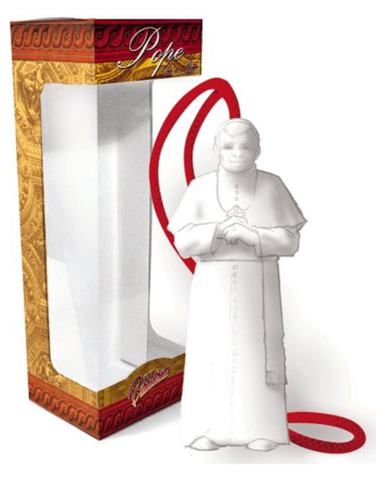 Pope soap on a rope