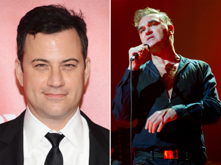 Jimmy Kimmel and Morrissey.
