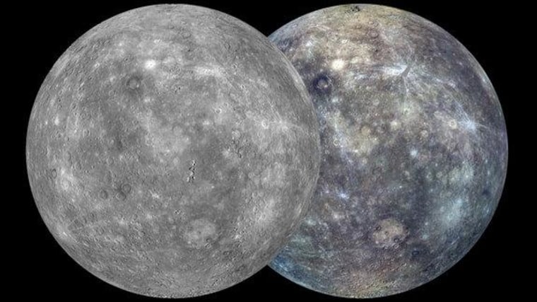 Scientists use images from NASA's Messenger spacecraft to create these global views of Mercury, the most complete maps ever. These images were released on Feb. 22.