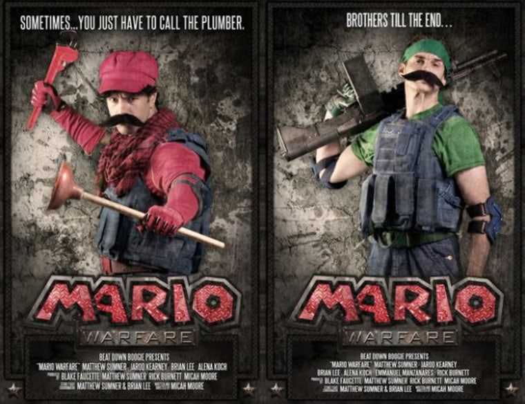 Mario Warfare movie posters