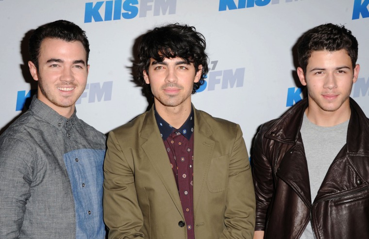 Kevin, Joe and Nick Jonas.
