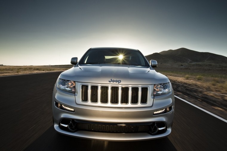 This product image courtesy of Chrysler shows the 2012 Jeep Grand Cherokee SRT8. Chrysler said its sales rose 21 percent last year, making for its bes...
