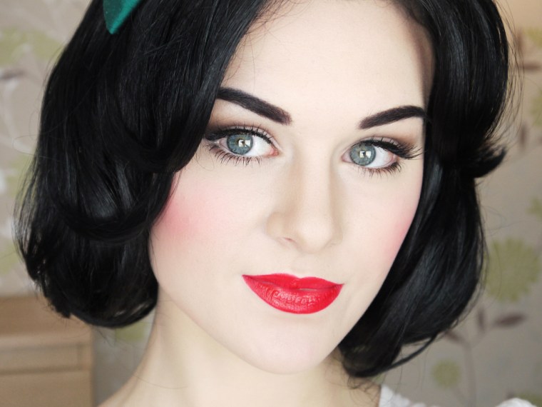 Disney cute: Emma Pickles transforms herself into Snow White.