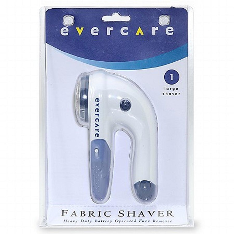 Fabric shavers glide over clothing, removing lint and bumpy patches.