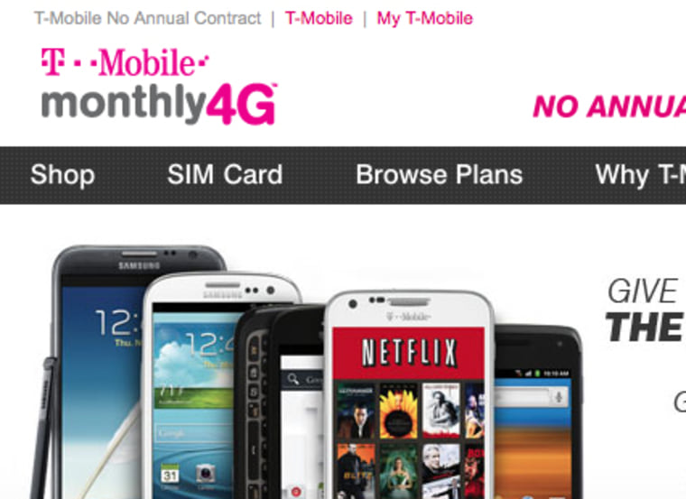 T-Mobile website