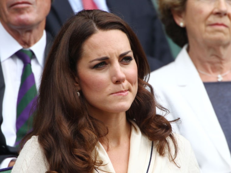 Kate got into the spirit at Wimbledon this summer, taking in a game on July 4 in London.