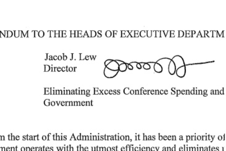 Jack Lew's signature