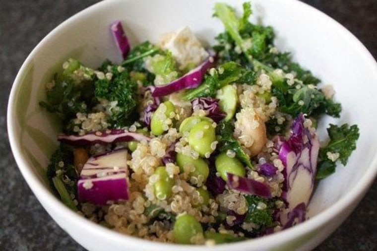 The United Nations has declared 2013 \"the international year of the quinoa.\" Now eat up delicious dishes like this 'Real Food' bowl with quinoa and kale.