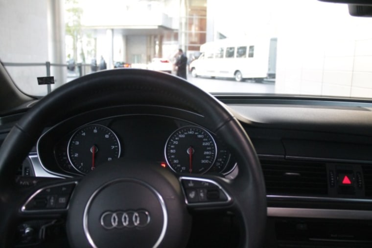Audi used in self-parking demonstration.