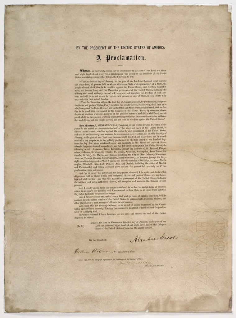 Image: Emancipation Proclamation