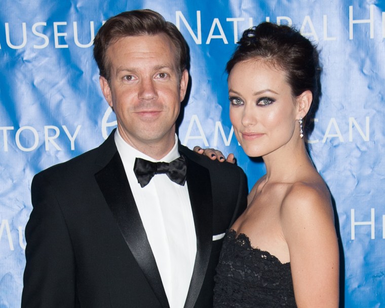 Jason Sudeikis and  Olivia Wilde in New York in November.
