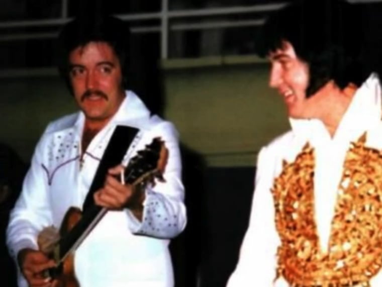 John Wilkinson, with Elvis.