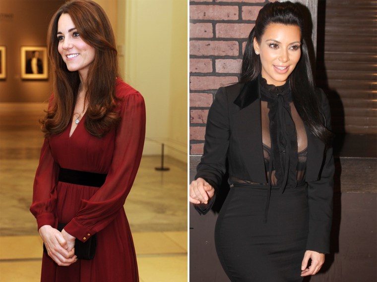 Duchess Kate and Kim Kardashian are both expecting their babies in July.