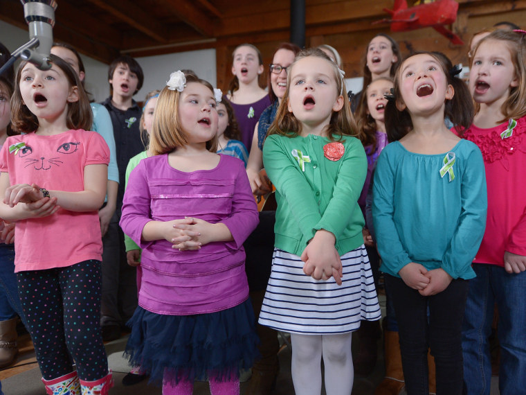 Children of Newton perform \"A Song From Sandy Hook\" with Ingrid Michaelson to raise money for the Newtown Youth Academy and the United Way of Western Connecticut.