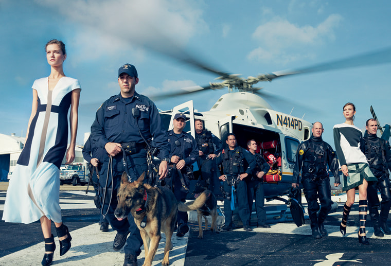 Struss and Kloss with the Air NYPD.